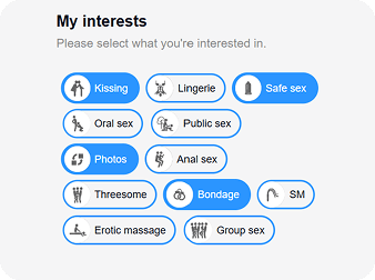 Interests and kinks form