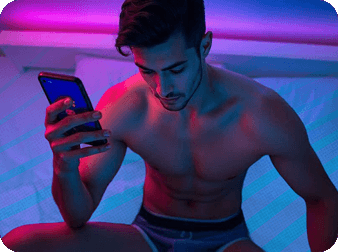 Illustration of digital intimacy